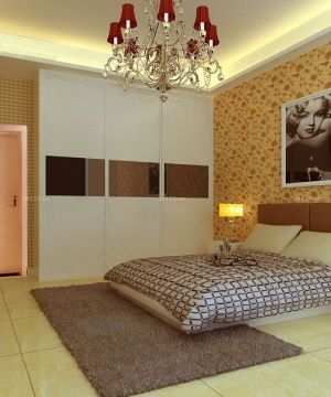 三室两厅卧室壁纸装修设计效果图欣赏