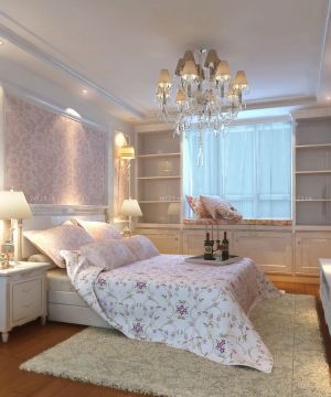 2025经典四室二厅卧室飘窗设计装修效果图片