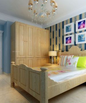 最新80平方房子卧室衣柜设计装修图片