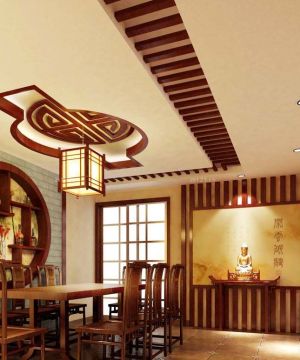2025三室两厅餐厅家装吊顶设计装修效果图