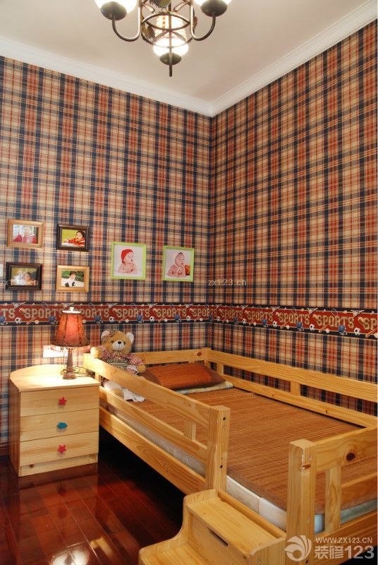 2025最新儿童房间单人床装修效果图片