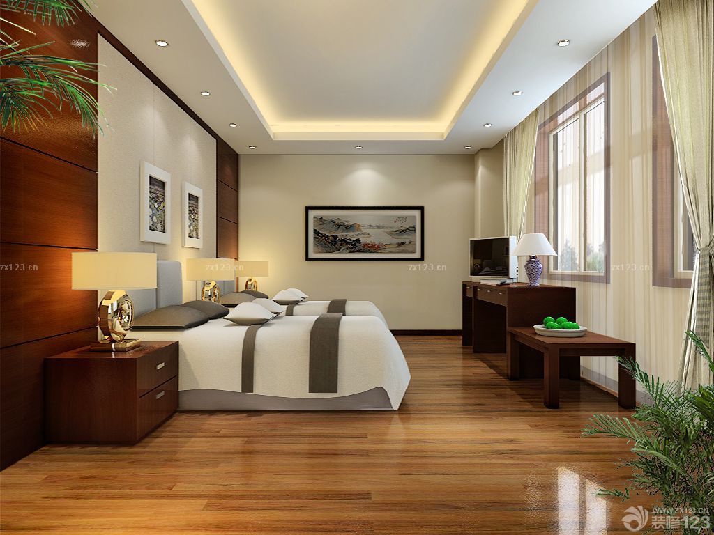 简欧风格80平米双人儿童房装修效果图欣赏