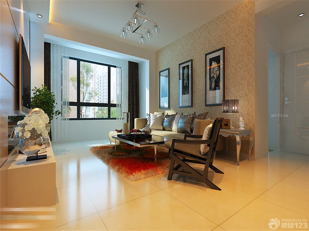 2025简约客厅装饰画装修效果图片大全