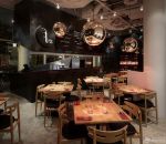 混搭风格设计90平方米餐馆装修效果图片大全