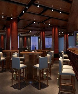 2025酒店餐厅吧台装修效果图