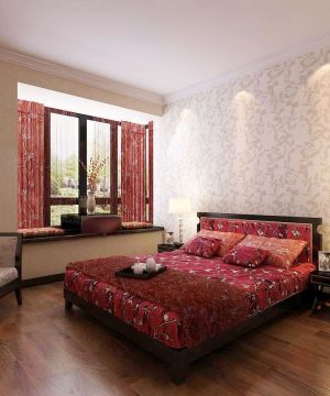 90平方米二室二厅飘窗台面装修效果图片欣赏