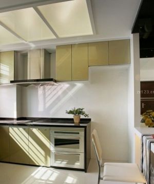 90平米家装开放式厨房设计效果图