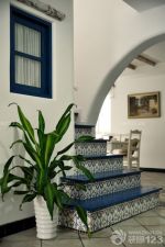 地中海风格公寓楼梯间效果图片欣赏
