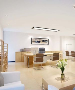 现代简约式90平米办公室室内装修图片大全