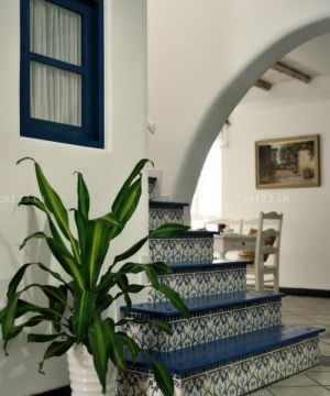 地中海风格公寓楼梯间效果图片欣赏