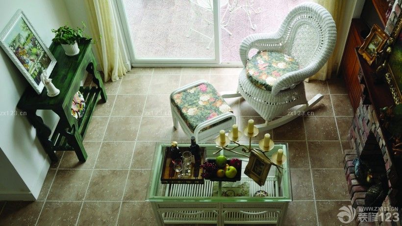 地中海风格公寓客厅装修设计图图片