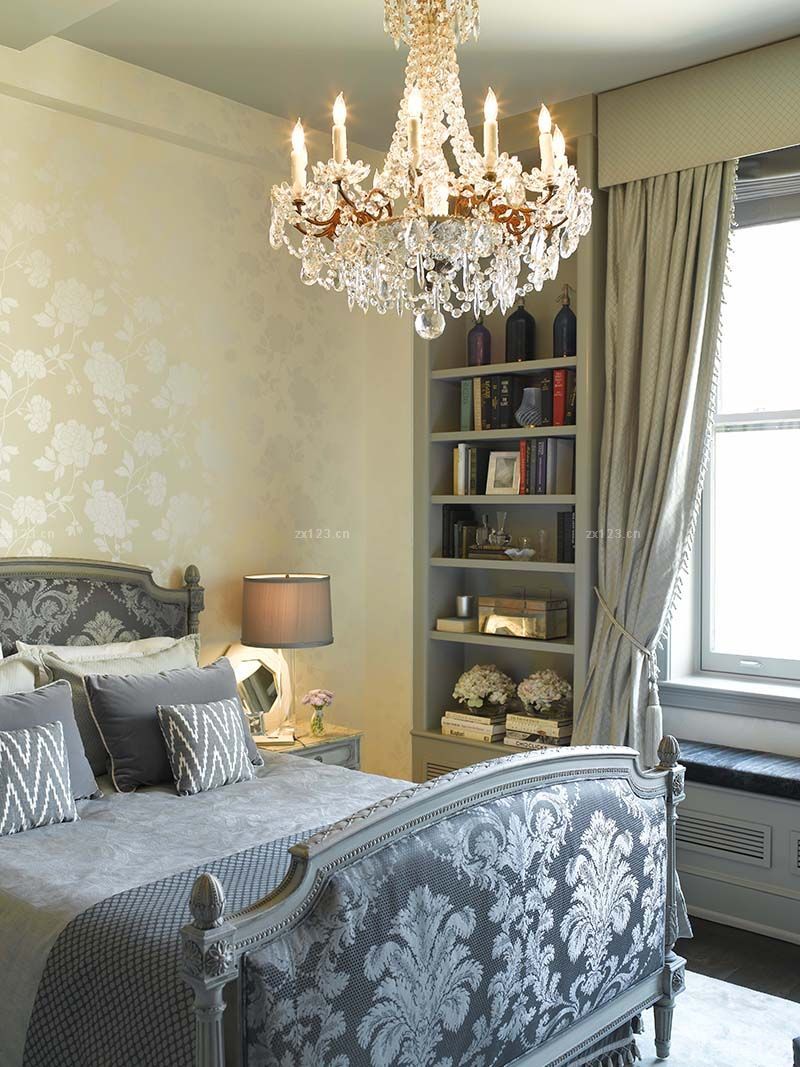 精致两室一厅欧式吊灯装修效果图大全2025图片
