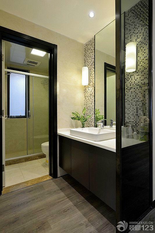 2025最新简约装修风格洗手间隔断图片