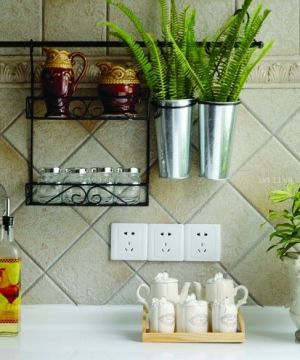 最新地中海装修风格厨房挂件效果图片欣赏