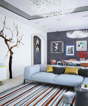 精致两室一厅白色墙面装修效果图大全2025图片