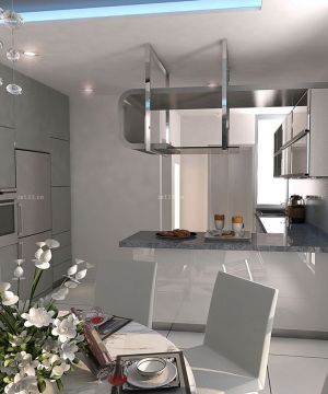 最新简约两室两厅房屋餐厅厨房设计装修效果图