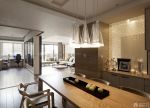 2025现代混搭风格两居室房屋餐厅装修效果图
