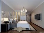 最新现代欧式风格两居室房屋卧室简约装修效果图