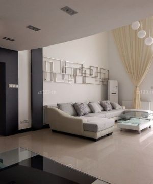 最新现代简约风格客厅装修设计图效果图2025