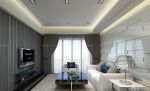 2025复式客厅简约背景墙设计装修效果图欣赏