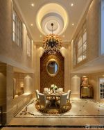 2025欧式古典圆形吊顶装修效果图片