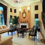 2025欧式复古客厅家具装修效果图片