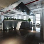 2025公司办公室前台设计装修设计图