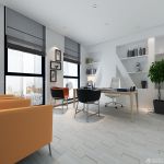 2025总经理办公室书柜设计装潢效果图欣赏