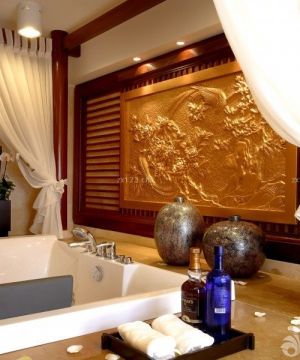 东南亚装饰风格浴室装修效果图片