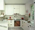 90平米小户型厨房白色橱柜装修效果图片大全