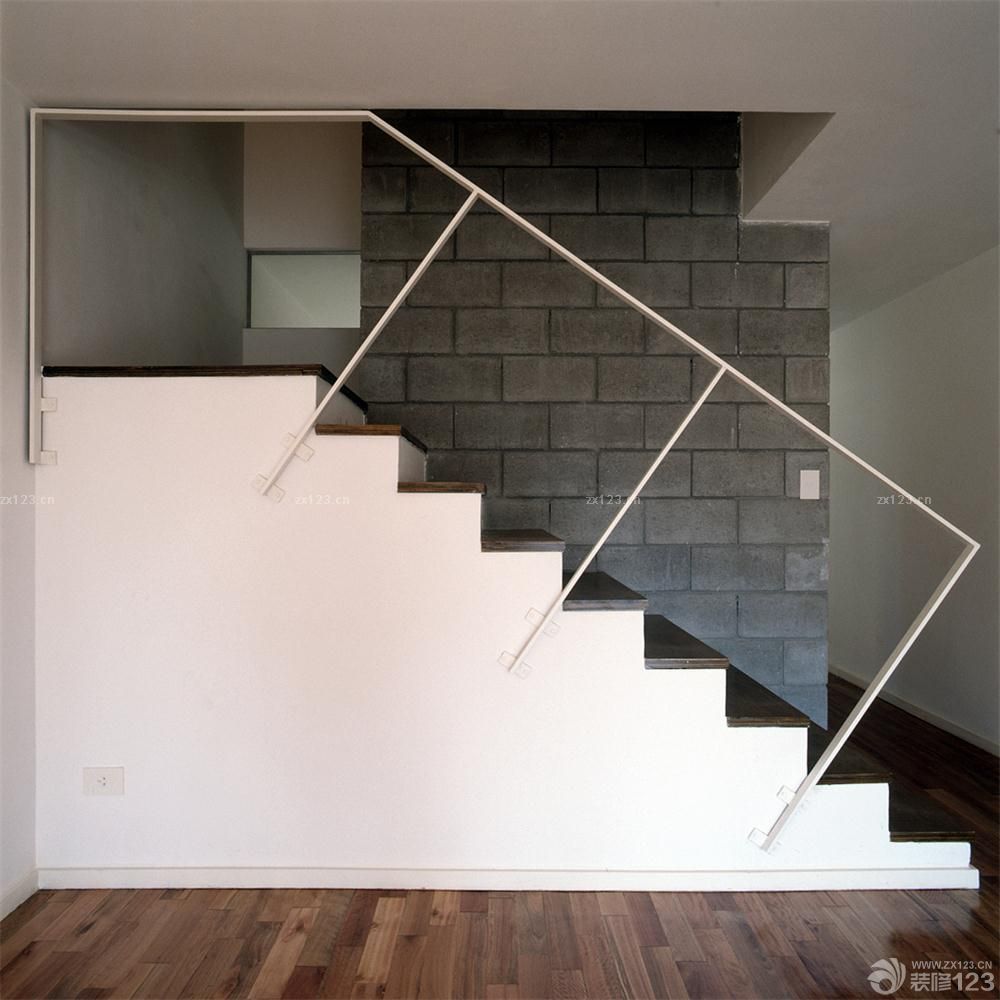 2023最新现代风格简易复式楼梯设计效果图