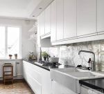 2023北欧风格家居90平方米三室一厅厨房装修效果图片