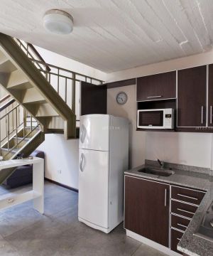 家装复式楼梯设计效果图实木楼梯设计图片