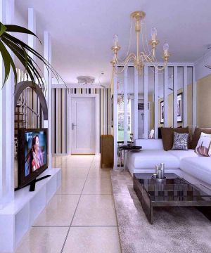 复式混搭装修风格客厅设计效果图欣赏