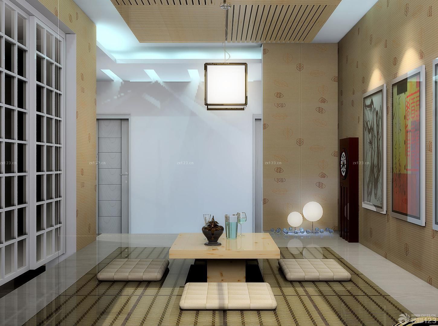 家装客厅田园风格小户型装修效果图 