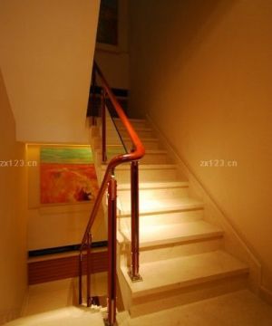 北欧风格别墅楼梯装修效果图片大全2023