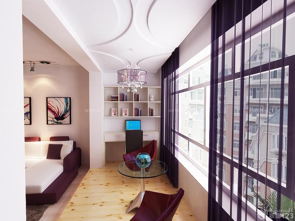 错层阳台窗户装修效果图