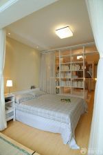 最新40-50平方小户型卧室兼书房装修效果图片欣赏