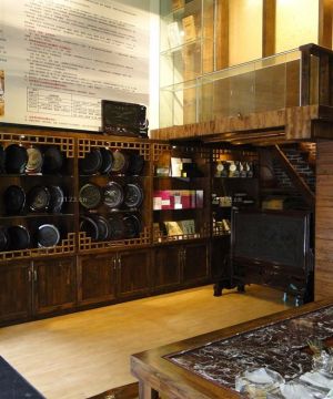 2025黑茶店面装修设计图欣赏