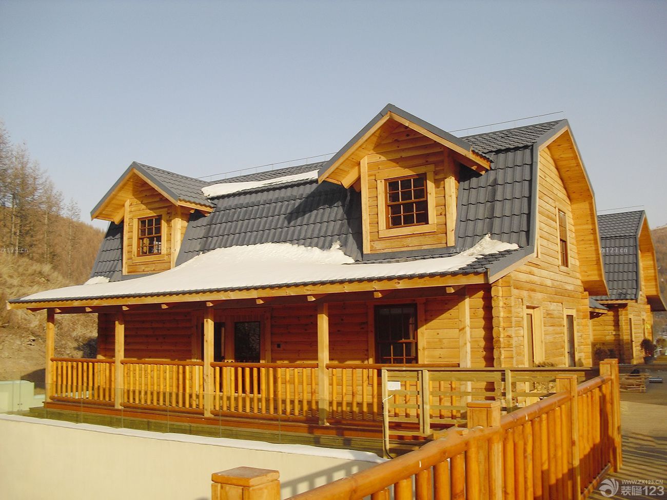 2025农村休闲木屋别墅外观设计图