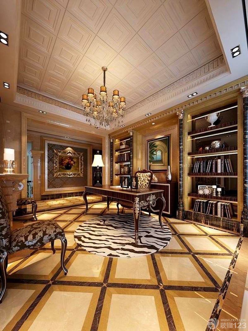 大书房书桌写字台图片大全