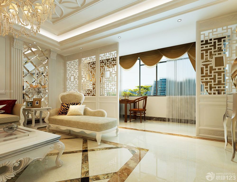 2025最新客厅阳台窗户设计装修效果图片大全