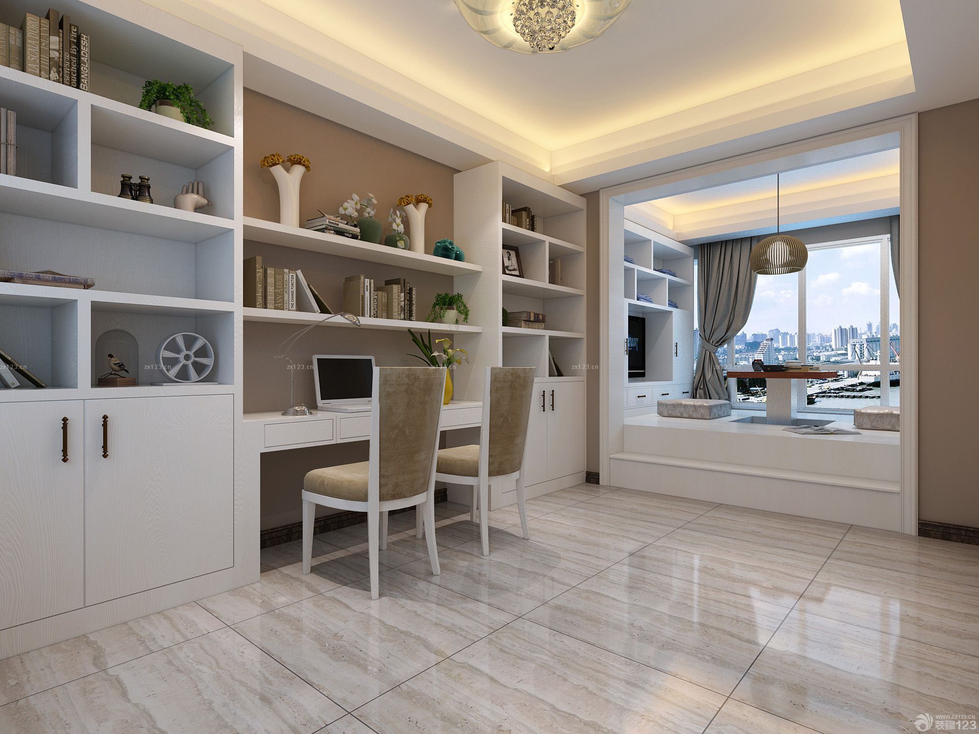 阳台榻榻米地台装修效果图片欣赏