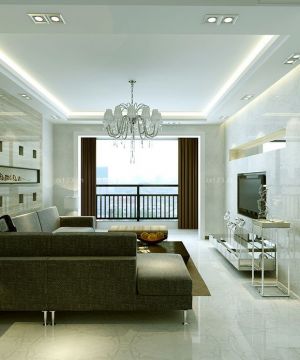 2025最新现代风格客厅阳台栏杆装修效果图片