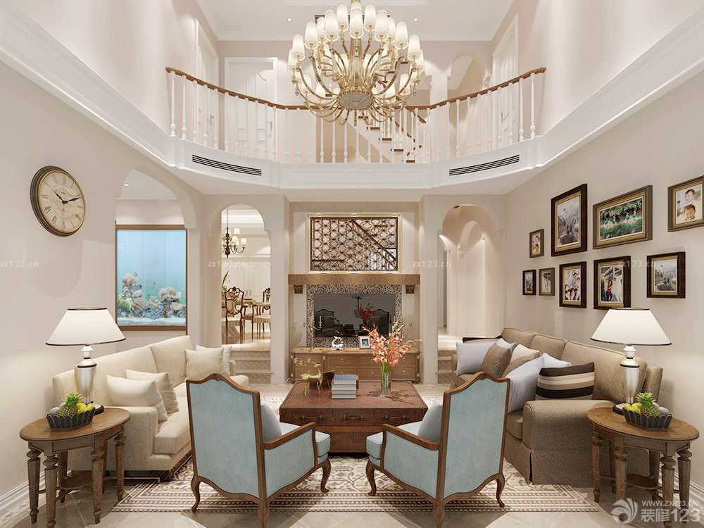 家装客厅设计灯具图片2025