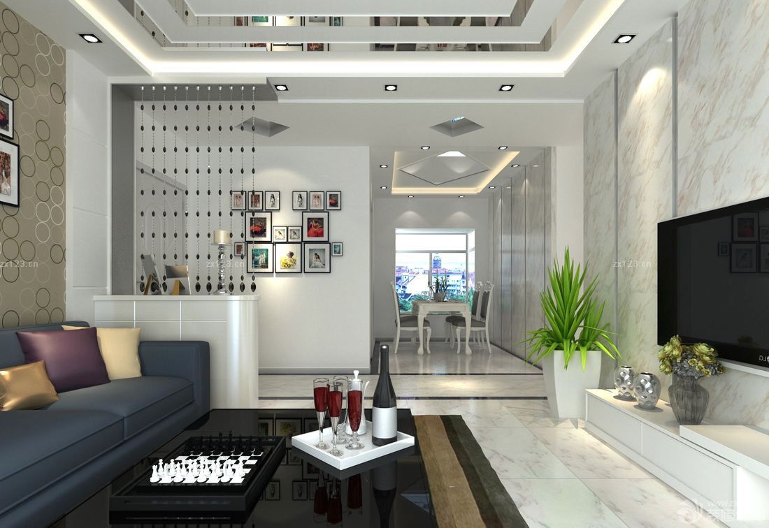 最新现代风格家装客厅鞋柜隔断装修效果图大全2025图片