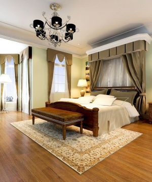 2023经典美式古典风格别墅卧室设计图片