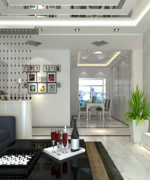 最新现代风格家装客厅鞋柜隔断装修效果图大全2023图片