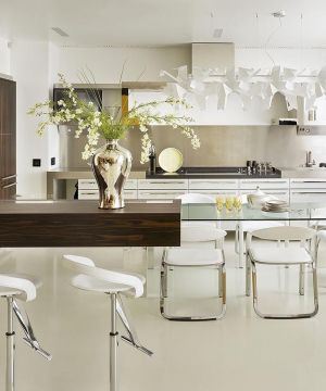 最新别墅室内简易吧台装饰装修效果图