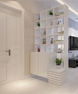 家装客厅玄关隔断设计装修效果图片大全
